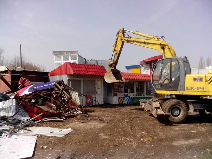 Щоденно в столиці демонтують не більше 10 незаконних МАФів